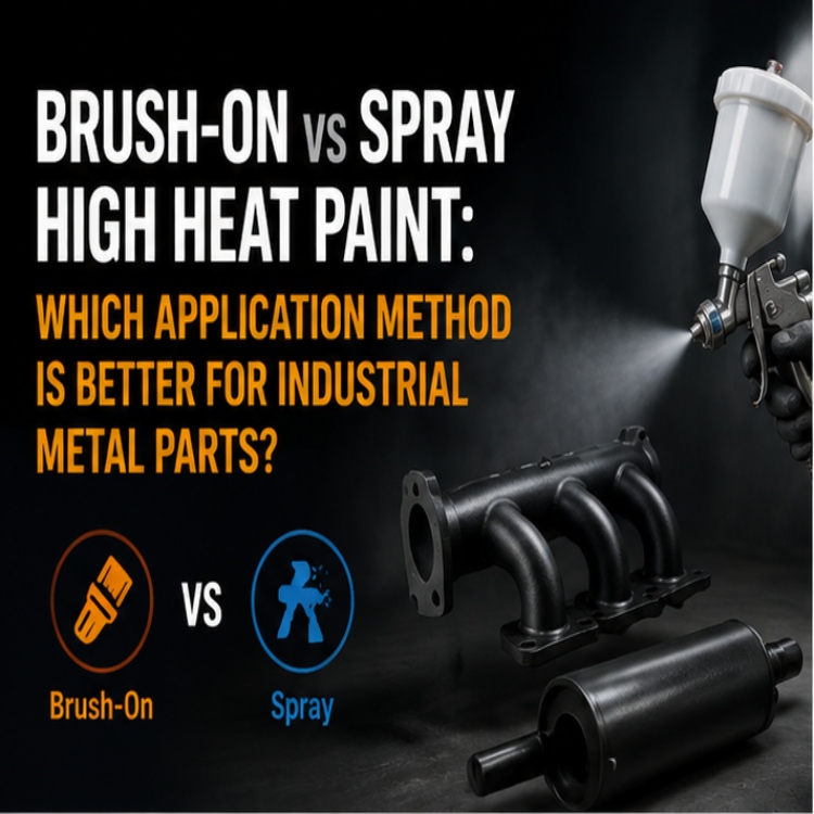 Brush-On vs Spray High Heat Paint Which Application Method Is Better for Industrial Metal Parts