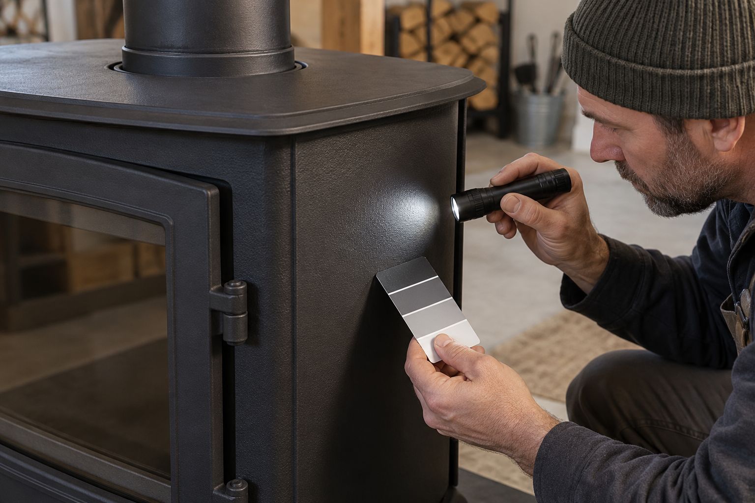 High Heat Paint for Wood Stove Exteriors
