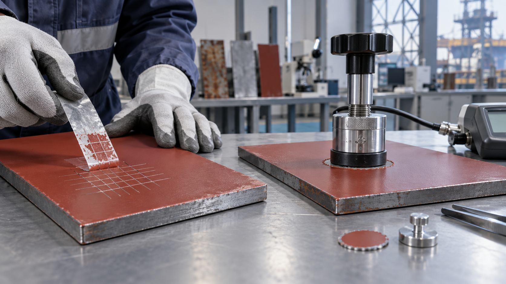 How to Test Anti-Rust Paint Adhesion on Steel Cross-Cut vs Pull-Off Testing for Industrial Buyers