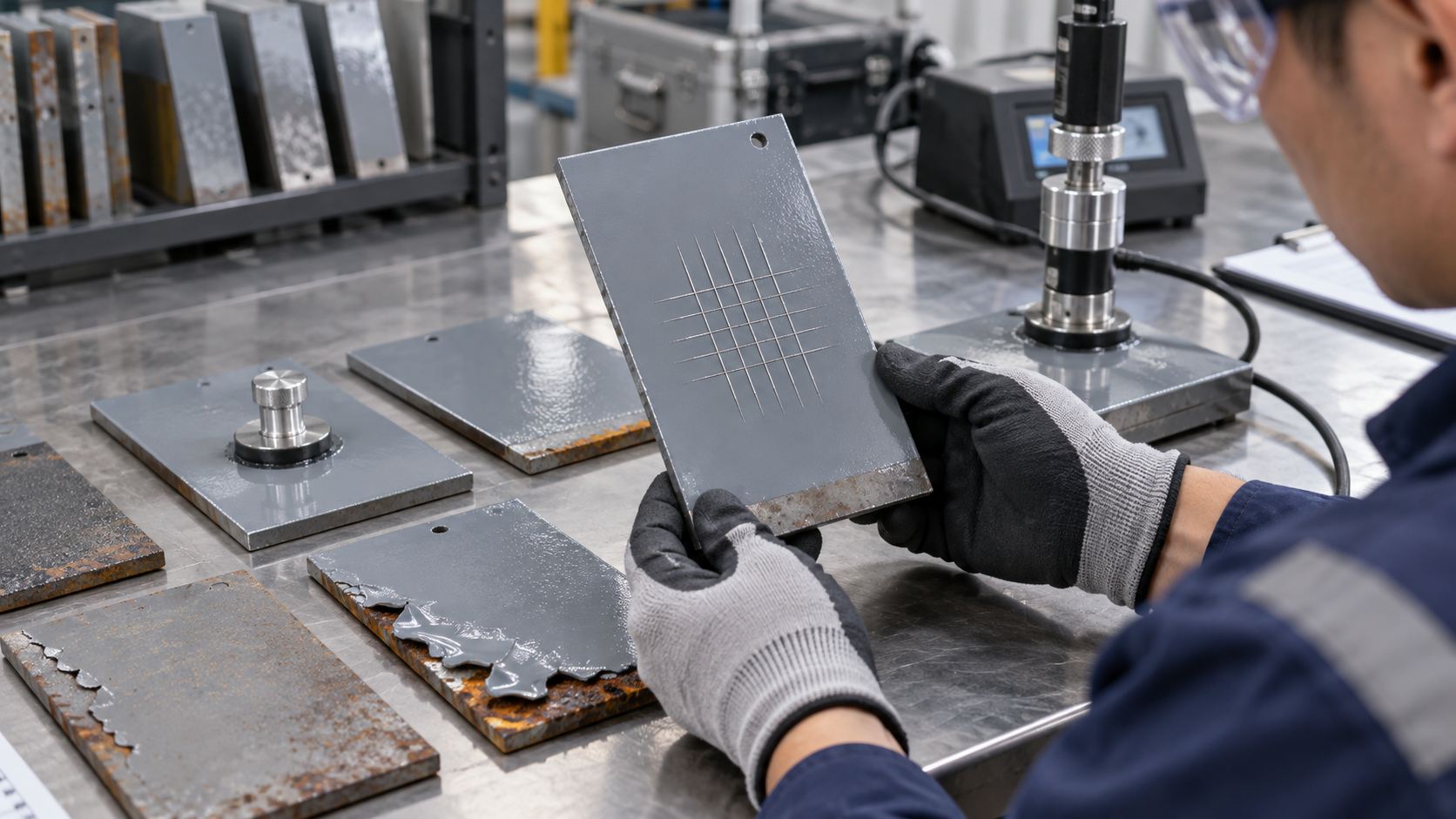How to Test Anti-Rust Paint Adhesion on Steel Cross-Cut vs Pull-Off Testing
